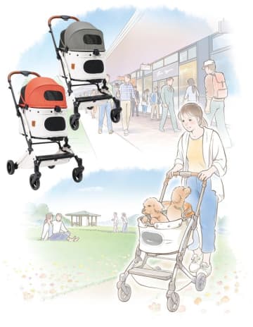 新発売の「ペットカートnicollka（ニコルカ）」がペットとのお出かけをもっと快適に