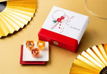お年賀に！TOKYOチューリップローズ『迎春』9個入、華やかな新年をお祝い♡