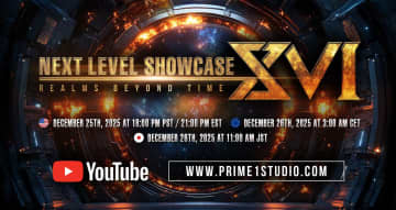 プライム1スタジオの新作を発表。「NEXT LEVEL SHOWCASE XVI: REALMS BEYOND TIME」が12月26日11時よりYouTubeにてプレミア公開