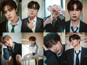 「ALPHA DRIVE ONE」、1stミニアルバム「EUPHORIA」のコンセプトフォト公開！一味違ったムードのスクールルック