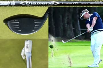 9年ぶりVの不惑の飛ばし屋のギアが面白すぎ！　ドライバーシャフトが80gのX、軟鉄アイアンは顔がやや左向き？