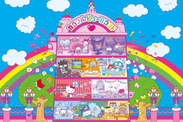 サンリオピューロランド「カラフルピューロランド」“推し色”空間＆“キラキラ”クロミルームで写真撮影