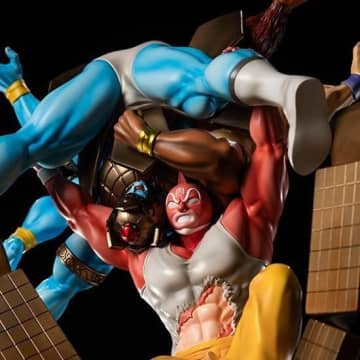 お値段約33万円！「キン肉マン」究極のタッグ技『マッスル・ドッキング』がフィギュア化　大迫力で再現