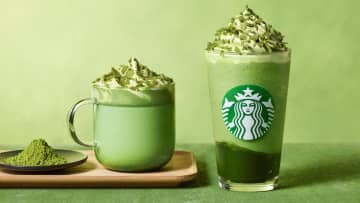 スタバ新作は“抹茶づくし”！希少な玉露を使ったフラペチーノが登場 定番スコーンがコロンとした新スタイルに