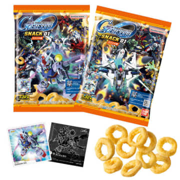 『SDガンダム ジージェネ エターナル』スナック第1弾！シールは全32種、ゲームで利用可能なプレバン限定コードのプレゼントも