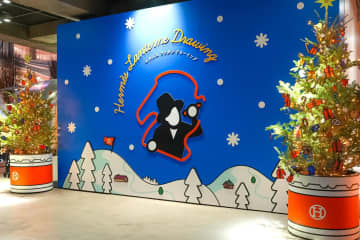 エルメス年間イベント「ランタンエルメス」2025年12月は“銀座の空”への3Dドローイング体験