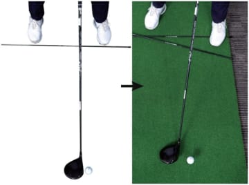 ドライバーの飛距離を上げる「弱アッパー軌道」の打つ方をレッスン