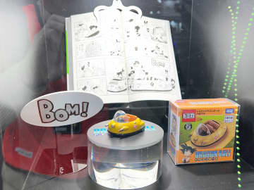 「トミカ×ドラゴンボール」製品が展示中。「牛魔王の車」や「フリーザの小型ポッド」など【#ジャンプフェスタ】