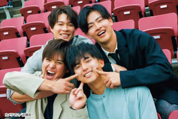 楽天、宗山ら4選手が22日発売の『JUNON』2月号に登場