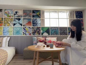 【京都】OMO5京都三条「ふろしきルーム」で風呂敷の虜に