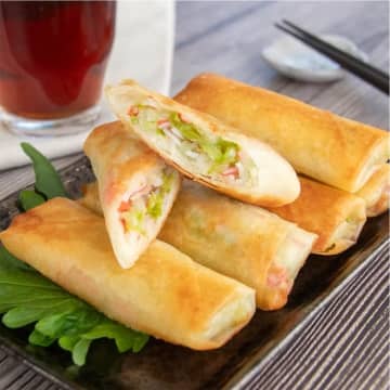 【白菜あったら作ってみて】「家族みんな気に入ってた！」「もう何回も作ってます」おかずやおつまみにぴったりの絶品春巻きレシピ