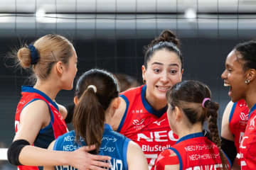 NEC川崎がストレートで姫路を下し決勝進出！ あすの決勝で大阪MVと対戦【皇后杯2025】