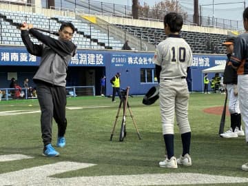 【広島】秋山翔吾が野球教室開催で小学生に指導　オフも打撃練習継続で来季巻き返しへ着々準備
