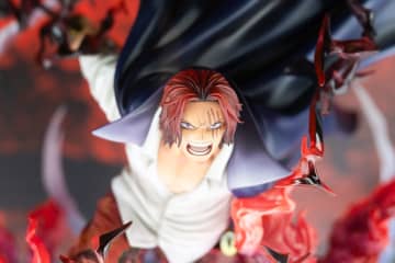 ワンピース「P.O.P. 赤髪のシャンクス“神避”」やカグラバチ「六平千鉱」のデコマスがメガハウスブースで展示！【ジャンプフェスタ】