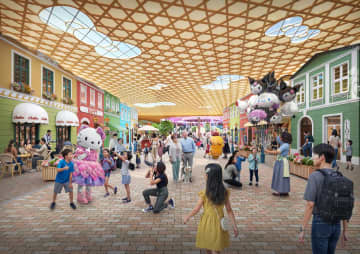 大分にキティと一緒の滞在型テーマパーク･リゾート構想！ハーモニーランドがホテルや大屋根建設などで「天空のリゾート」化！