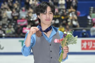 【フィギュア】三浦佳生　全日本３位で五輪代表入り濃厚　鍵山優真＆佐藤駿との表彰台に「漫画みたいなこと」