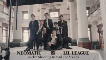 LIL LEAGUE、ニューアルバム『NEOMATIC』ジャケット撮影のビハインド映像を公開