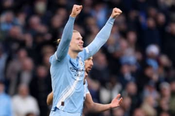 マンCが公式戦7連勝で暫定首位に浮上！　ハーランドは2G1Aの活躍、ウェストハムに完勝