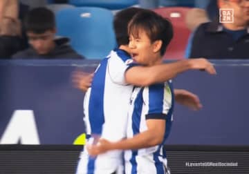 久保建英、プロキャリア初のヘディングゴール！クラブレベルでは45点目で自身初 大ジャンプから相手GKを欺くゴラッソ