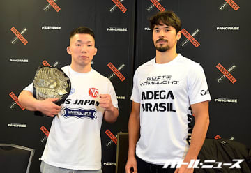 『PANCRASE 360』の調印式にベルトを賭ける3試合の選手が登場し翌日への意気込みを語る！