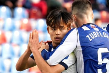 ヘディング弾の久保建英、現地メディアから絶賛「今季最高の試合」