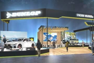 ダンロップがオートサロン出展　新次元タイヤ「SYNCHRO WEATHER」公開