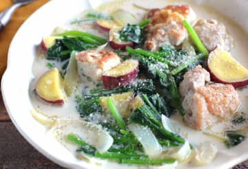 ほっこりクリーミー♪「ほうれん草×牛乳」であったかレシピ