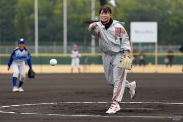 投手・渋野日向子がホームラン被弾 ソフトボール東京五輪金メダリストに打たれた～