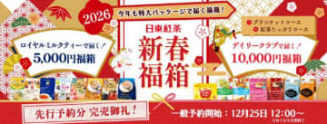 日東紅茶の福箱が再び♡公式限定5000円＆10000円セット登場