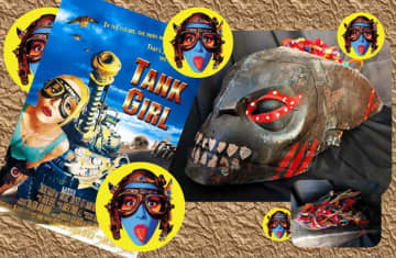 ★全編パンキッシュ！全編オルタナティブ･ロック！イギリスでカルト的な人気を博したコミックを実写映画化！———『タンク･ガール』から、実使用のレア･アイテムを公開！