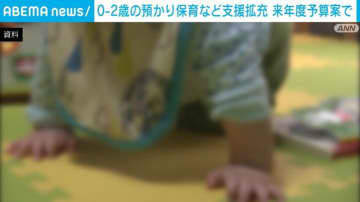 0-2歳の預かり保育など支援拡充 来年度予算案で