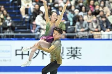 長岡柚奈／森口澄士“ゆなすみ”が全日本優勝→自己ベスト215.30点の会心演技に会場総立ち！ ミラノ・コルティナ五輪代表入り確実　りくりゅうはFS棄権【全日本フィギュア／ペアフリー】
