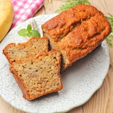 【ホットケーキミックスでコレ作ろ】「材料3つでコスパ抜群」「混ぜて焼くだけ」朝ごはんやおやつに最高のバナナブレッドレシピ