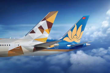 ベトナム航空とエティハド航空、コードシェア開始