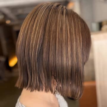 【40・50代】実は、白髪隠してます♡ オシャレなのに楽ちん！「ハイライトボブ」