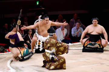 M-1に映り混乱「出てるの？」「待って待って」　体重149kg超大物アスリートが緊張の一仕事