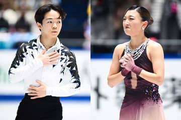 フィギュア五輪代表決定　男子は鍵山、佐藤、三浦　女子は坂本、千葉、中井　ペア三浦・木原組、長岡・森口組　団体でアイスD吉田・森田組