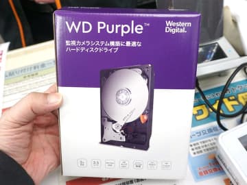 Western Digitalの監視カメラ録画向け4TB HDD「WD44PURZ」が入荷