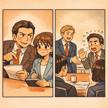 「英語も使えないのか」とバカにする上司。だが、取引先に外国人が現れ、化けの皮が剥がれる【短編小説】