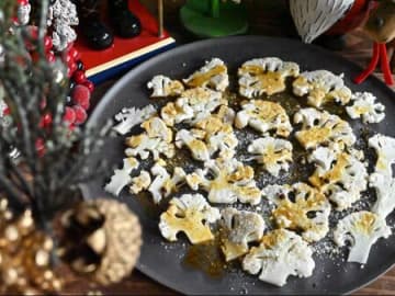 切ってかけるだけ！カリフラワーのおしゃれサラダ