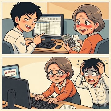 「パソコン使えないの？これだからおばさんは」笑う新人。だが、私が若手社員のミスを救った結果【短編小説】