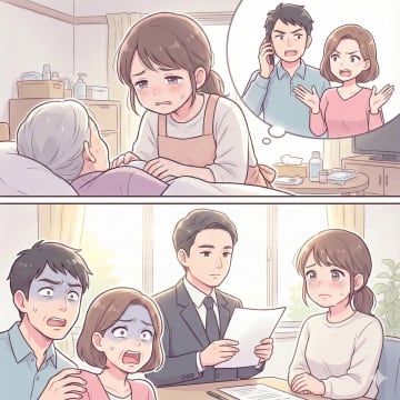 「母さんの介護はお前がやれ」と逃げる兄夫婦。だが、母の遺言書に書かれていた一文を見て絶句【短編小説】