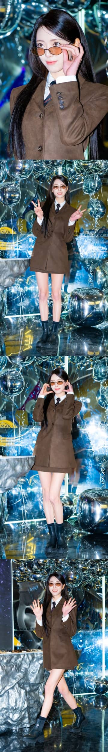 ITZY・ユナ、“ミニスカ美脚”に釘付け…大人オフィスルックでイベントに出席【PHOTO】