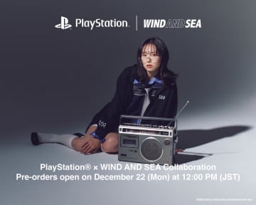 発売後即完売「PlayStation×WIND AND SEA」コラボアイテムの一部商品が本日12月22日12時より予約販売開始