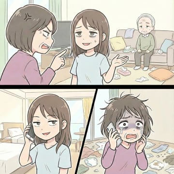 「介護施設に入れるとか薄情者！」罵る親戚→「代わりに見て」と言った結果、3日で音を上げた【短編小説】
