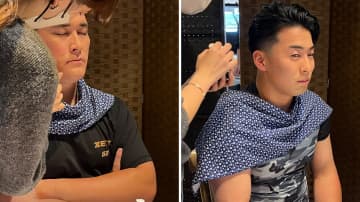 【巨人】リチャード＆浅野翔吾が3.4キロのすき焼き鍋うどんに挑戦　チーム1の大食いを誇るリチャードは完食なるか？