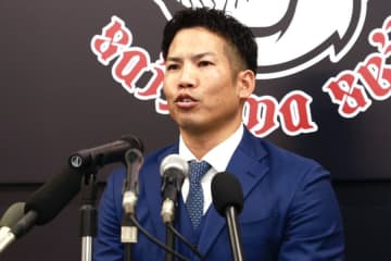 西武へFA移籍の桑原将志が入団会見…背番号「7」　本拠地の不安一蹴「僕の熱さで吹き飛ぶ」