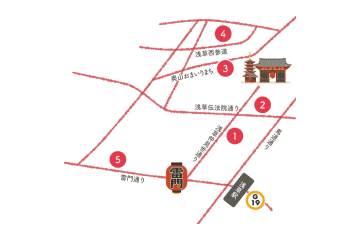 行列店も！浅草の食べ歩きグルメ8選～エリアMAP付き～