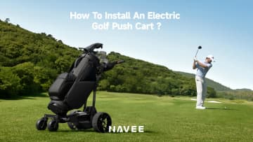 歩いてラウンドしたいあなたへ！ 自動で付いてくる電動ゴルフカート「NAVEE Birdie 3X」