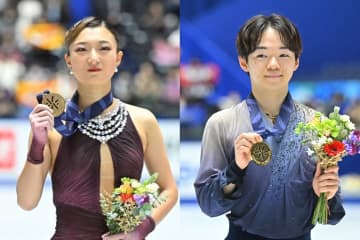 「これは凄いものを見た」フィギュア全日本王者＆女王が突然コラボ！ 「打ち合わせだけで練習なし」夢の“共演”にスケオタ大興奮「一緒に踊ってるー!!」